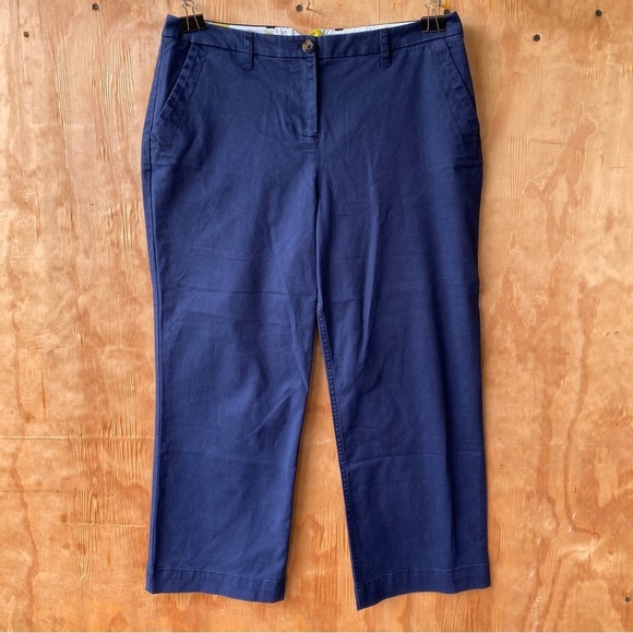 NWT Boden Rachel Chino Petite Capri Pant Navy - Picture 1 of 14